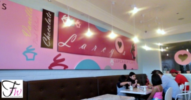 Inside Larcys Cupcakery Cafe